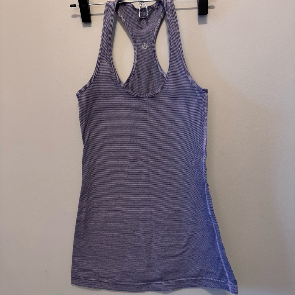 Lululemon Cool Racerback, Purple Stripe